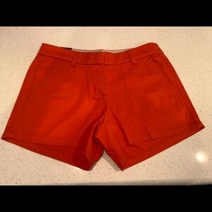 NWT JCrew Factory orange shorts